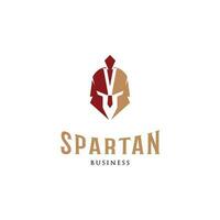 eerste brief v spartaans icoon logo ontwerp sjabloon vector