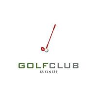 golf club icoon logo ontwerp sjabloon vector