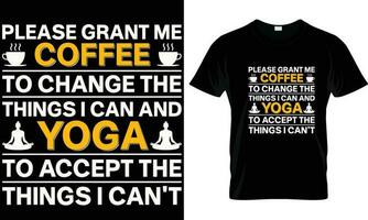 yoga t-shirt ontwerp grafisch vector. vector