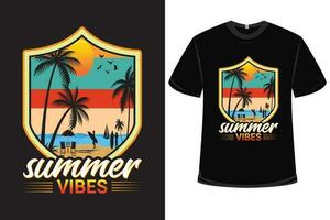 zomer vibes t-shirt ontwerp vector