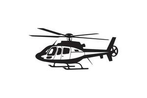 helikopter gedetailleerd vector logo icoon silhouet