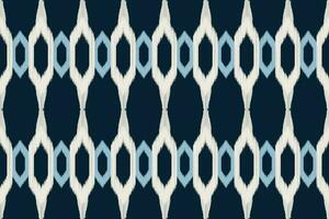 etnisch ikat kleding stof patroon meetkundig stijl.afrikaans ikat borduurwerk etnisch oosters patroon marine blauw achtergrond. abstract, vector, illustratie.voor textuur, kleding, sjaal, decoratie, tapijt, zijde. vector