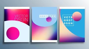 kleurrijke gradiënttextuur voor flyer poster brochure dekking achtergrond behang typografie of andere drukproducten vector illustratie