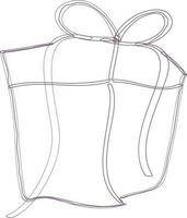 vector illustratie van geschenk doos.