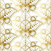 vector gouden geometrische kleurovergang naadloze patroon ontwerp