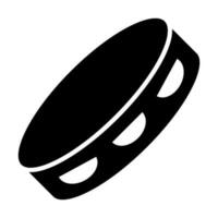tamboerijn glyph icoon ontwerp vector