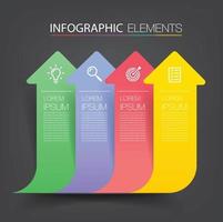 moderne tekstvak sjabloon banner infographics vector