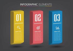 moderne tekstvak sjabloon banner infographics vector