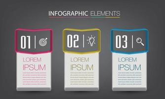 moderne tekstvak sjabloon banner infographics vector