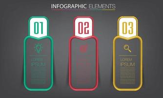 moderne tekstvak sjabloon banner infographics vector