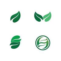 boom blad vector logo ontwerp groen van de natuur ga groen plant logo ontwerp voor het bedrijfsleven