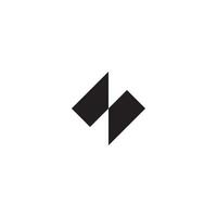 brief zn nz logo monogram minimaal gemakkelijk modern vector