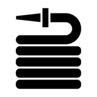 tuin slang glyph icoon ontwerp vector
