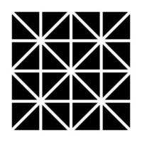verdieping tegels glyph icoon ontwerp vector