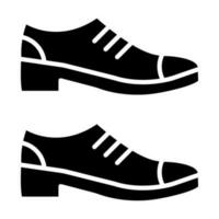 formeel schoenen glyph icoon ontwerp vector