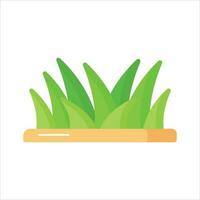 gazon gras icoon in modieus stijl, klaar naar ons premie icoon, geïsoleerd Aan wit achtergrond vector