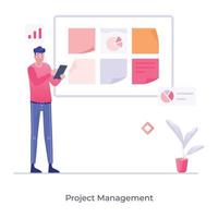 projectmanagement elementen vector