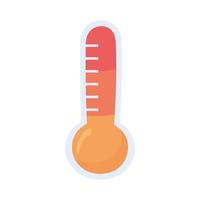 thermometer meet klimaat vector