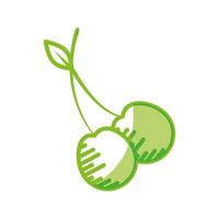 zoete kersen fruit vector