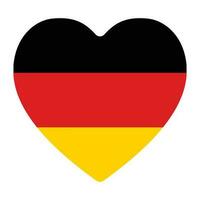 Duitse vlag in vorm geven aan. vlag van Duitsland in vorm geven aan. vector