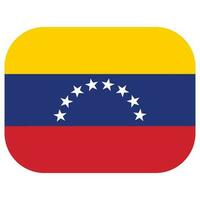 vlag van Venezuela. Venezuela vlag in ontwerp vorm geven aan. vector