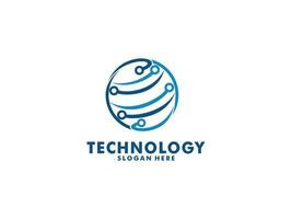 technologie logo ontwerpen concept vector, netwerk internet logo symbool, digitaal draad logo vector