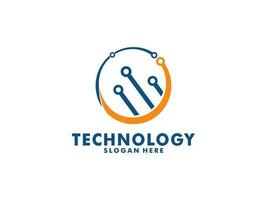 abstract technologie logo vector sjabloon