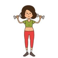 fitness levensstijl ontwerp vector