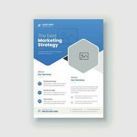 modern zakelijke bedrijf folder ontwerp sjabloon of multipurpose brochure Hoes ontwerp voor agentschap vector