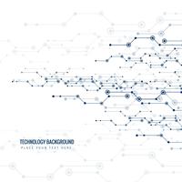 Abstracte kringsraad voor technologieachtergrond vector