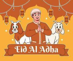 eid al adha illustratie vector