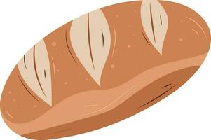 brood mand lang baguette illustratie grafisch element kunst kaart vector