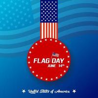 usa vlag dag gratis vector illustratie