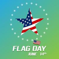 usa vlag dag gratis vector illustratie