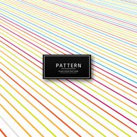 Abstracte kleurrijke creatieve lijnen patroon vectorillustratie vector