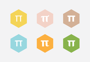 Pi-symbool Vector