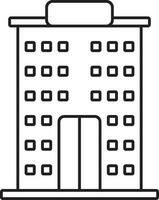 blanco bord met stadsgezicht gebouw icoon. vector