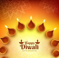 Modern mooi diwali modern ontwerp vector