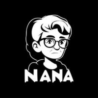 nana - hoog kwaliteit vector logo - vector illustratie ideaal voor t-shirt grafisch
