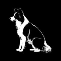 grens collie - hoog kwaliteit vector logo - vector illustratie ideaal voor t-shirt grafisch