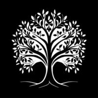 boom van leven - minimalistische en vlak logo - vector illustratie