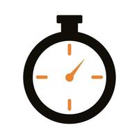 timer chronometer silhouet stijlicoon vector