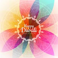 Abstracte glanzende mooie diwali achtergrond vector