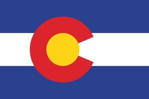 Colorado officieel vlag vector
