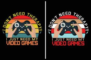 gaming t overhemd gaming citaten t overhemd gamer t overhemd ontwerp vector