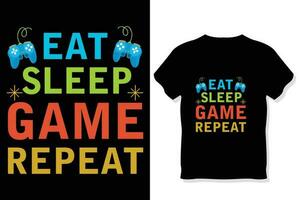 gamer citaten t overhemd gamer t overhemd ontwerp vector