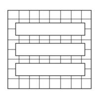 schattig papier stickers voor notities. ruw, slordig textuur. digitaal kogel logboek. vector