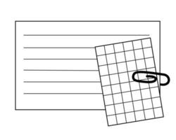 schattig papier stickers voor notities. ruw, slordig textuur. digitaal kogel logboek. vector