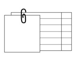 schattig papier stickers voor notities. ruw, slordig textuur. digitaal kogel logboek. vector