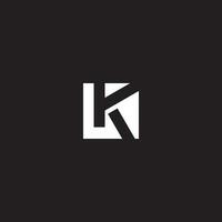 k logo icoon ontwerp sjabloon elementen vector